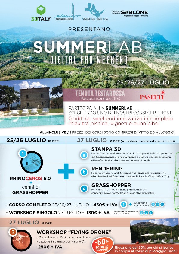 3ditaly summer lab