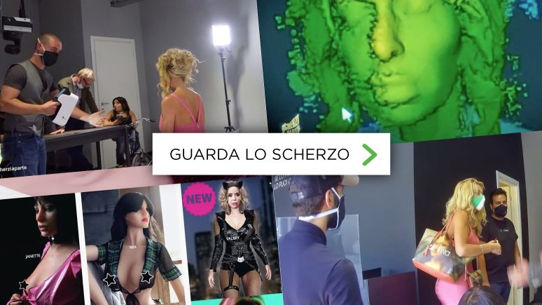 scansione 3d scanner valeria marini scherzi a parte mediaset body scanner